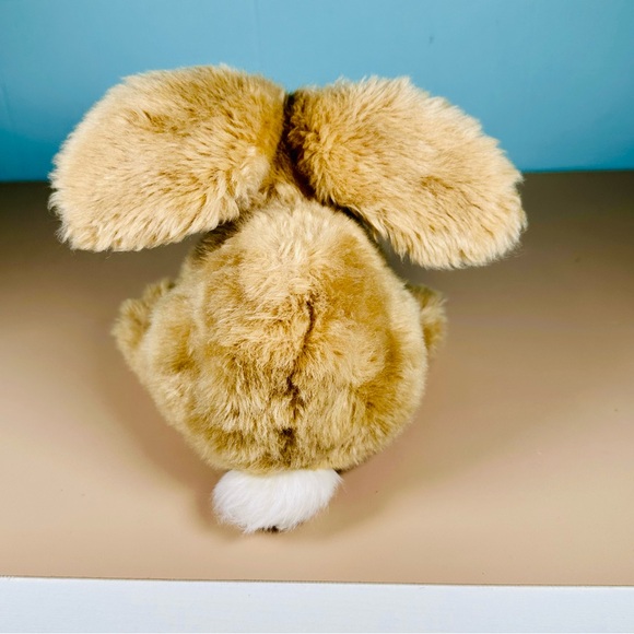 VTG Manhattan Toy Co Fluffy Tan Brown Bunny Rabbit Stuffed Realistic Plush 1998 - Picture 5 of 10